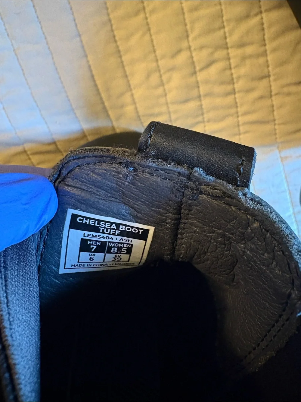 LEMS Chelsea Boots TUFF , Men’s size 7, Women’s 7.5